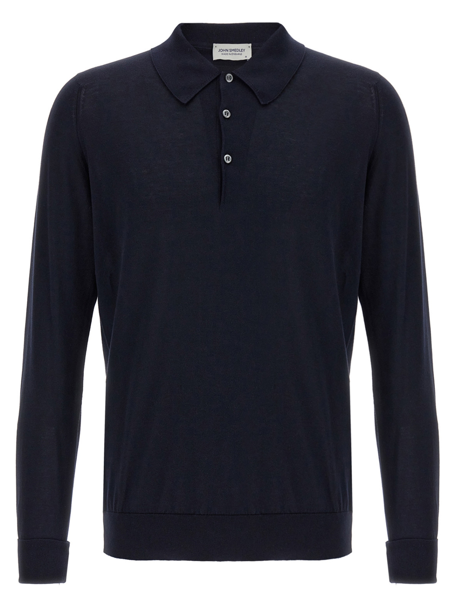 [JOHN SMEDLEY] T-shirts Long Sleeve SS26 FINCHLEYNAVY
