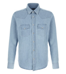 [Tom Ford] Shirts Long Sleeve SS26 HDS001FMC315UAN