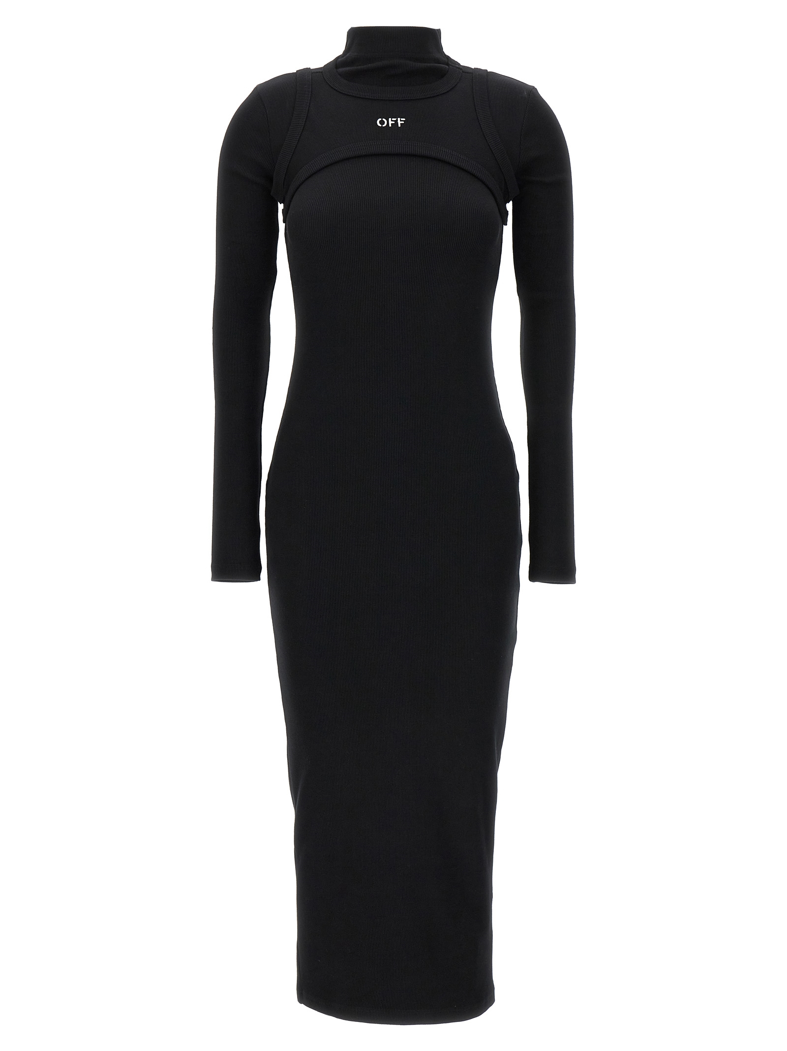 [Off-White] Long sleeve dress SS26 OWDB495C99JER00110011001