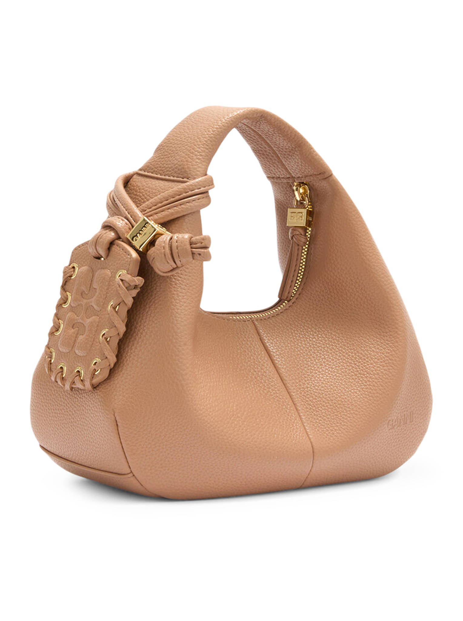 [GANNI] Tote bag FW26 C10400040SP TAWNY BIRCH