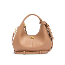 [GANNI] Tote bag FW26 C10400040SP TAWNY BIRCH