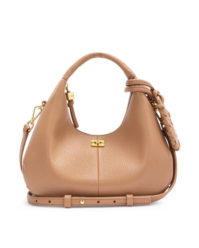 [GANNI] Tote bag FW26 C10400040SP TAWNY BIRCH