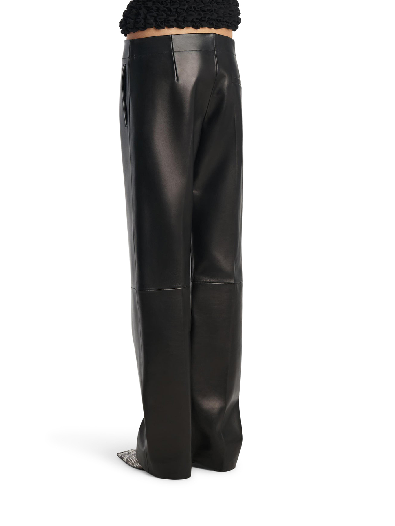 [KHAITE] Trousers FW26 32111012200 BLACK