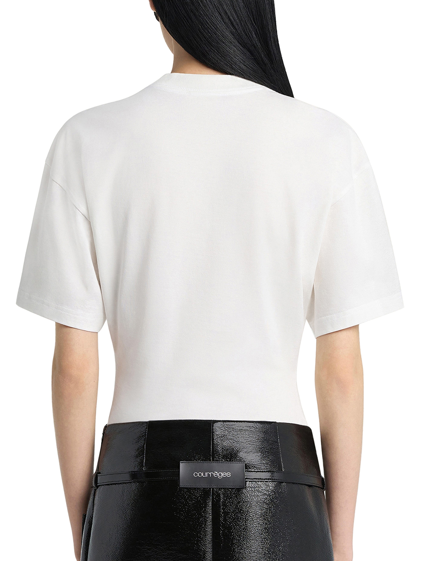 [Courreges] T-shirts Short Sleeve SS26 226JTS168JS02330001 HERITAGE WHITE