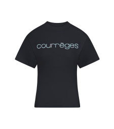 [Courreges] T-shirts Short Sleeve SS26 226JTS168JS02339999 BLACK