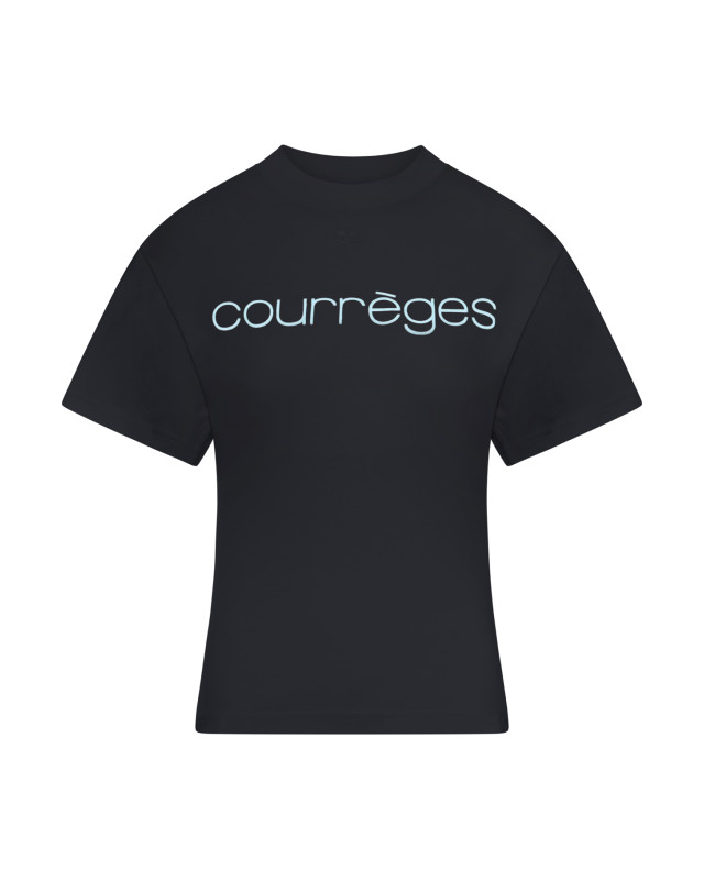 [Courreges] T-shirts Short Sleeve SS26 226JTS168JS02339999 BLACK