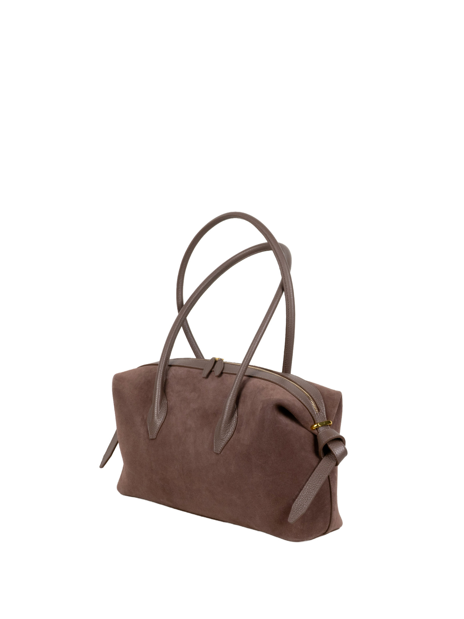 [YUZEFI] Tote bag SS26 BRIOCHE DUFFLESUEDENUTMEG
