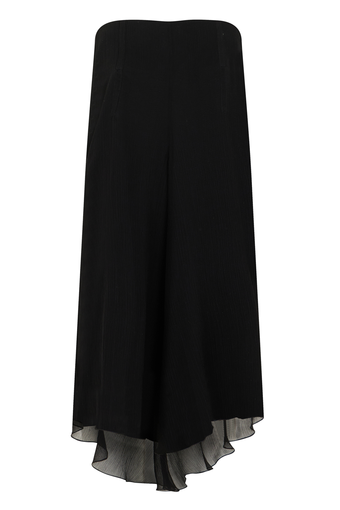 [VICTORIA BECKHAM] Midi skirt SS25 1225WSK006306A_BLACK
