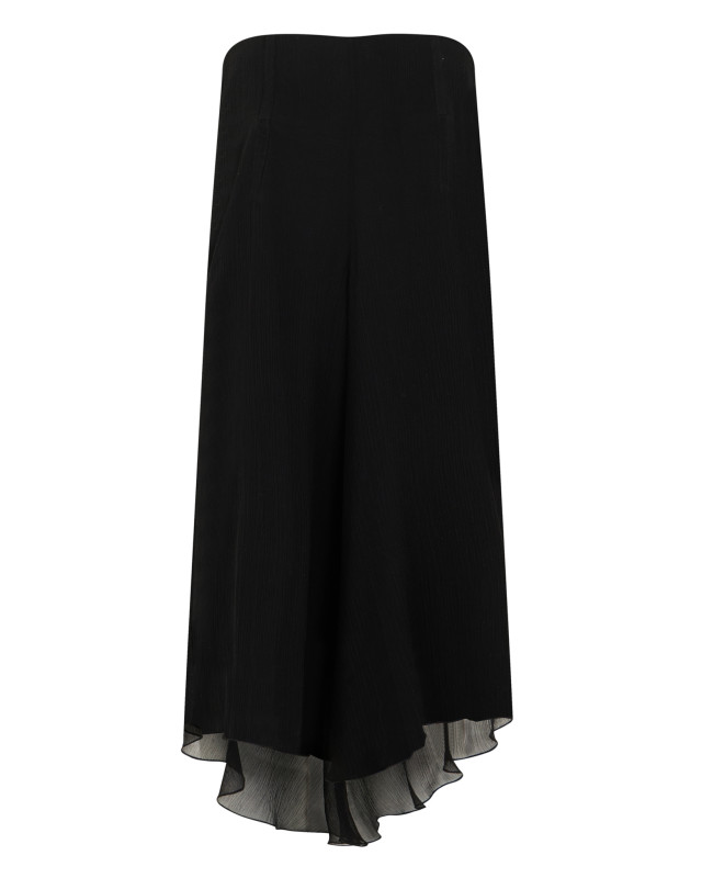 [VICTORIA BECKHAM] Midi skirt SS25 1225WSK006306A_BLACK