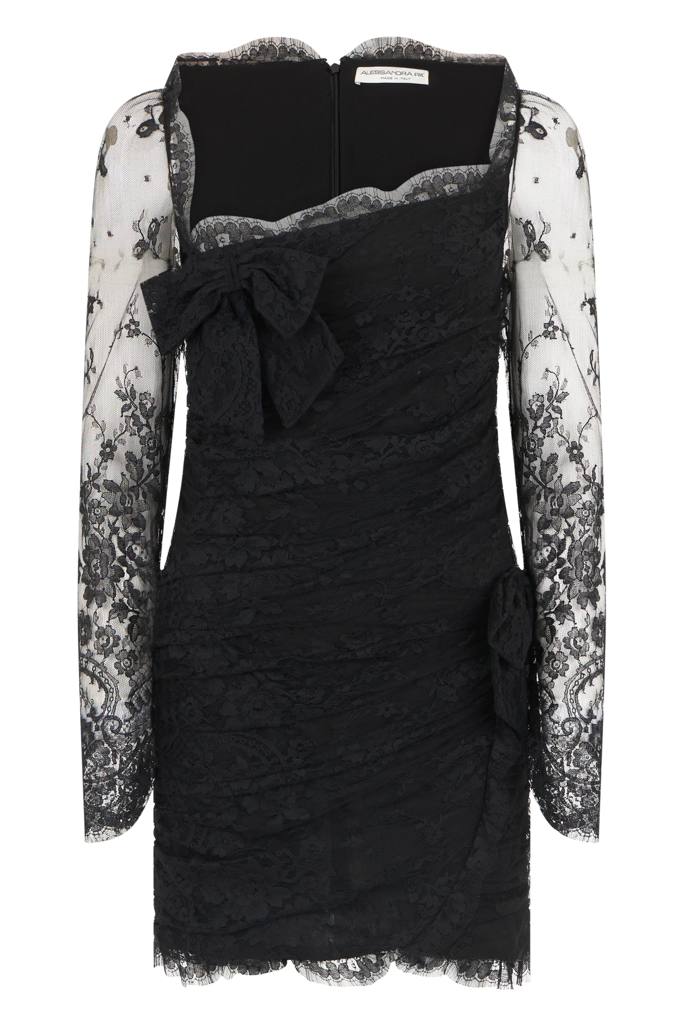 [Alessandra Rich] Long sleeve dress FW25 FABX4125P4623_0900