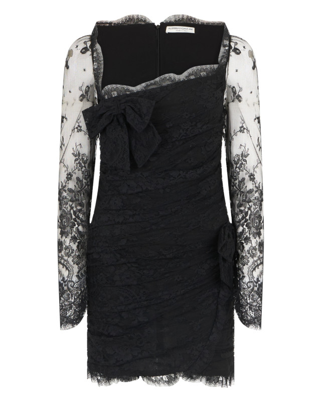 [Alessandra Rich] Long sleeve dress FW25 FABX4125P4623_0900