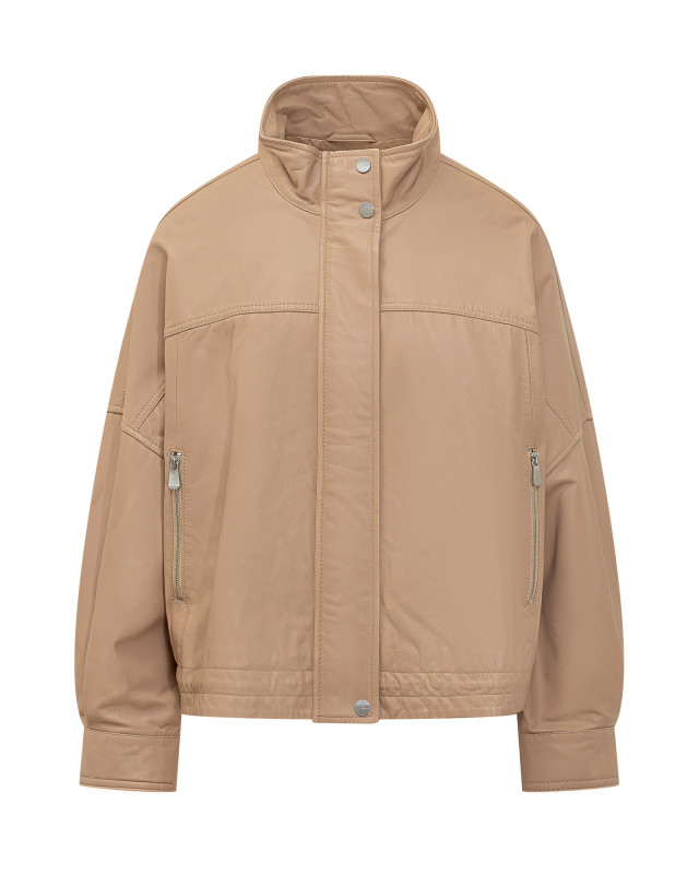 [PINKO] Leather Jacket SS26 106235A31Y D41