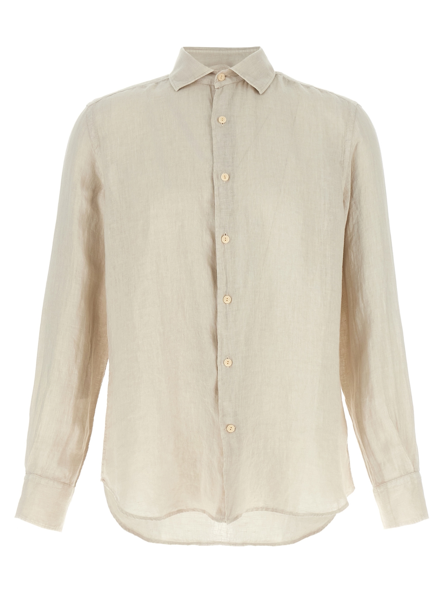 [MC2 Saint Barth] Shirts Long Sleeve SS26 PAMPLONALINEN10HGRAIN