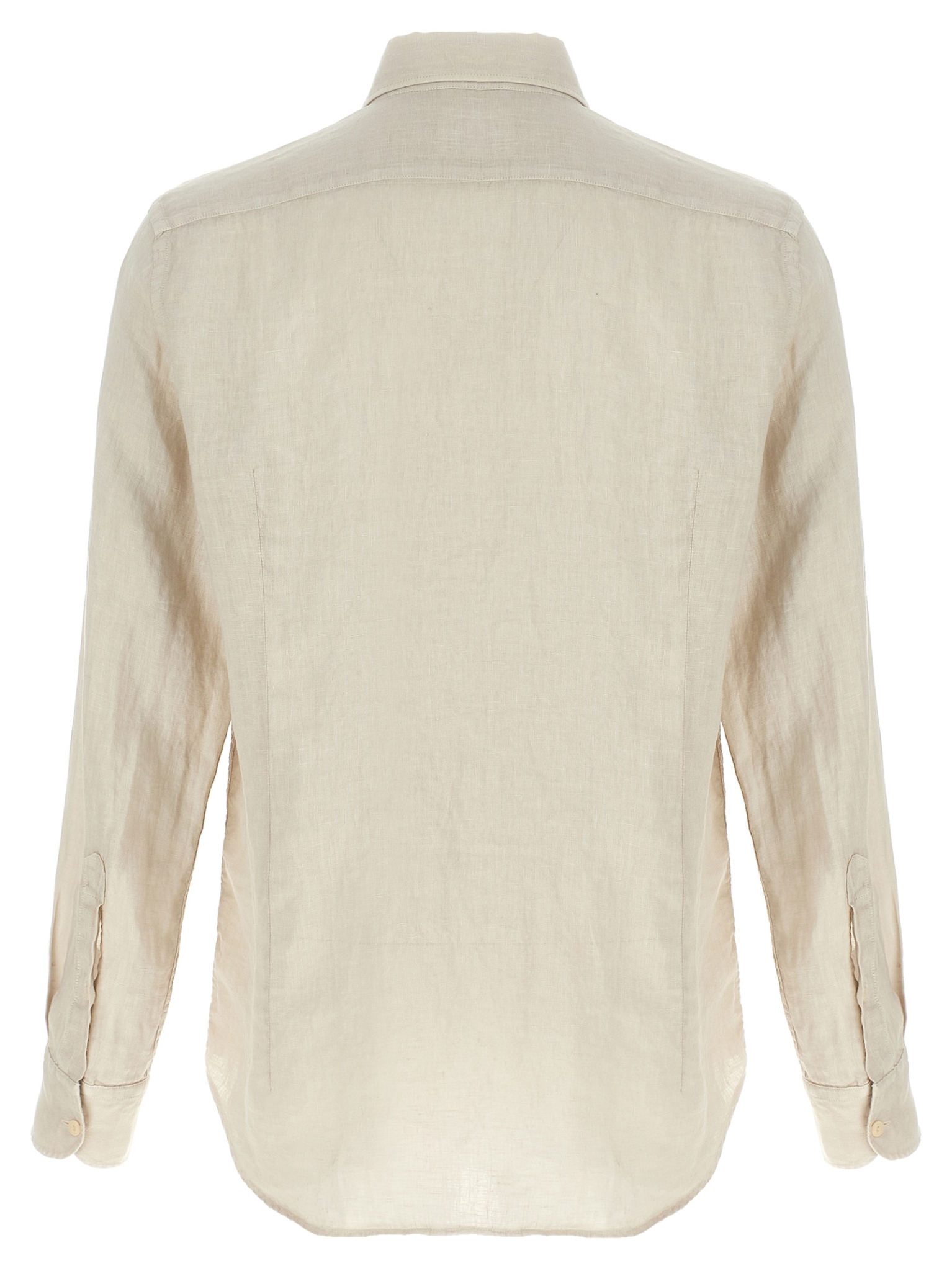 [MC2 Saint Barth] Shirts Long Sleeve SS26 PAMPLONALINEN10HGRAIN