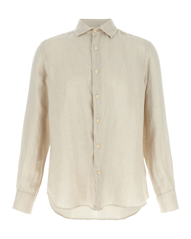 [MC2 Saint Barth] Shirts Long Sleeve SS26 PAMPLONALINEN10HGRAIN