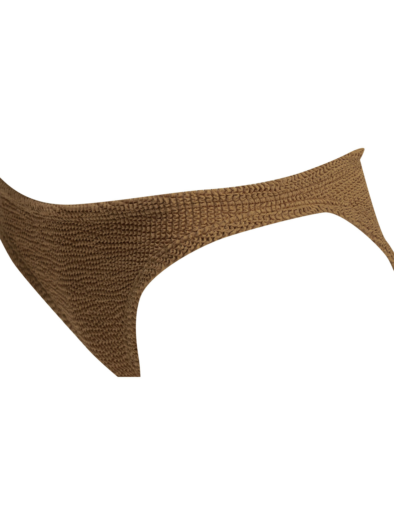 [Hunza G] Bikini SS26 XANDRA BIKINIMETALLIC CRINKLEMETALLIC COCOA