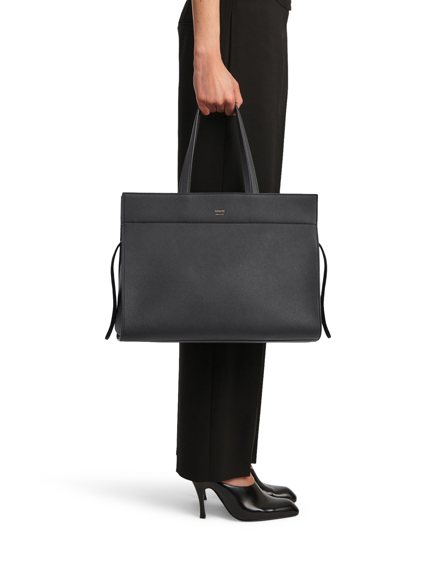 [KHAITE] Tote bag FW26 H1040914200 BLACK
