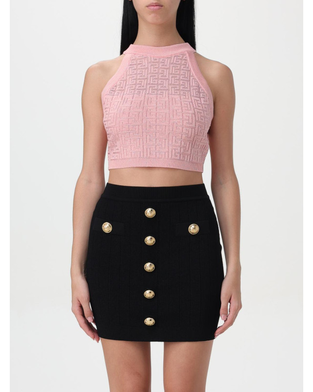 [Balmain] Tank top FW25 DF1AB026KG96 OIW
