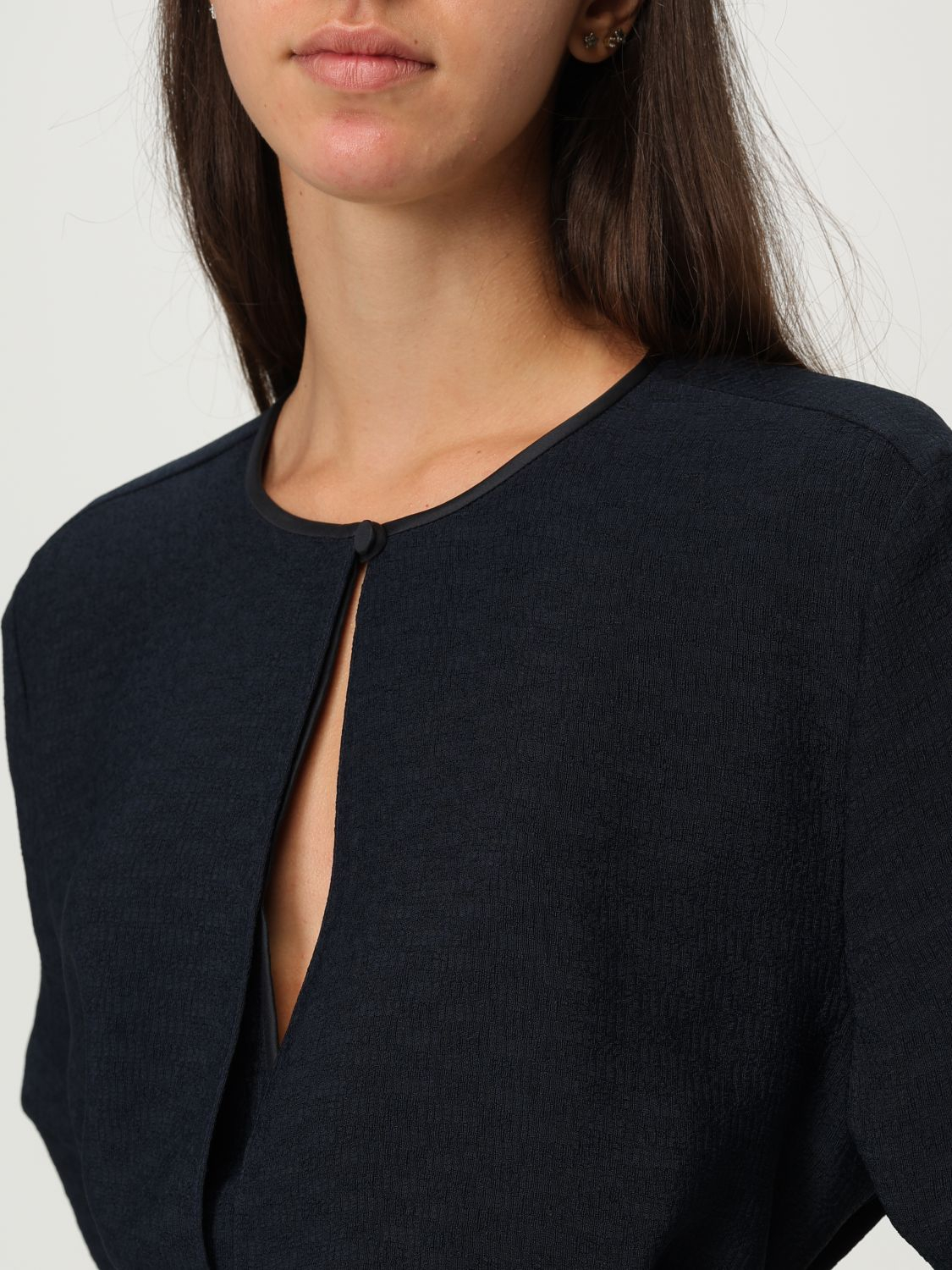 [Emporio Armani] Long sleeve dress FW25 EW002310TE15812 FB212