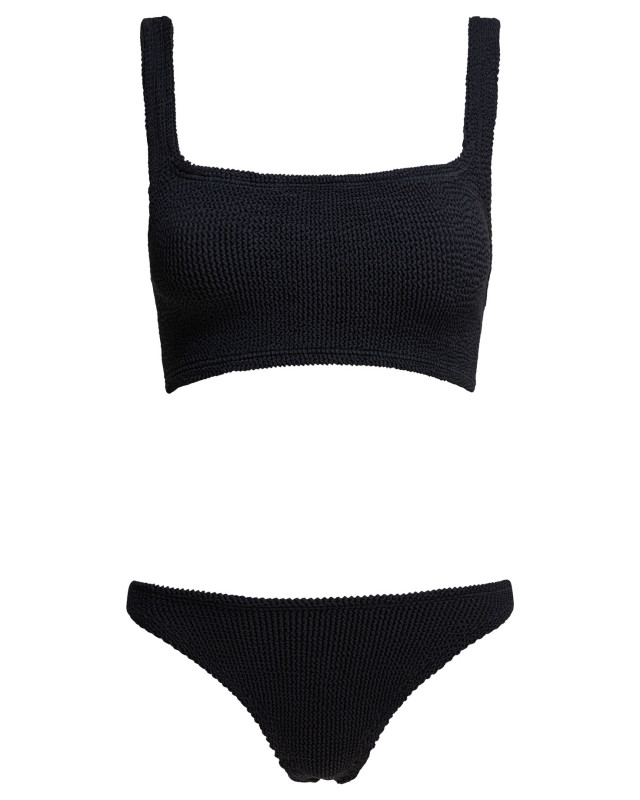 [Hunza G] Bikini SS26 XANDRA BIKINICRINKLEBLACK
