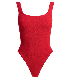 [Hunza G] Swimsuit SS26 SQUARE NECK SWIMCRINKLERED
