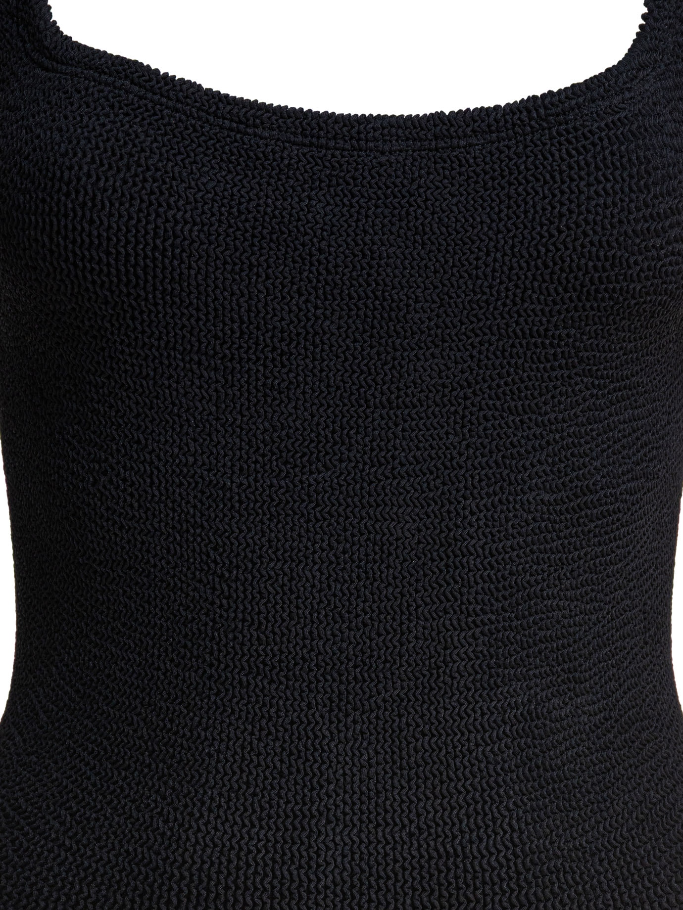 [Hunza G] Swimsuit SS26 SQUARE NECK SWIMCRINKLEBLACK