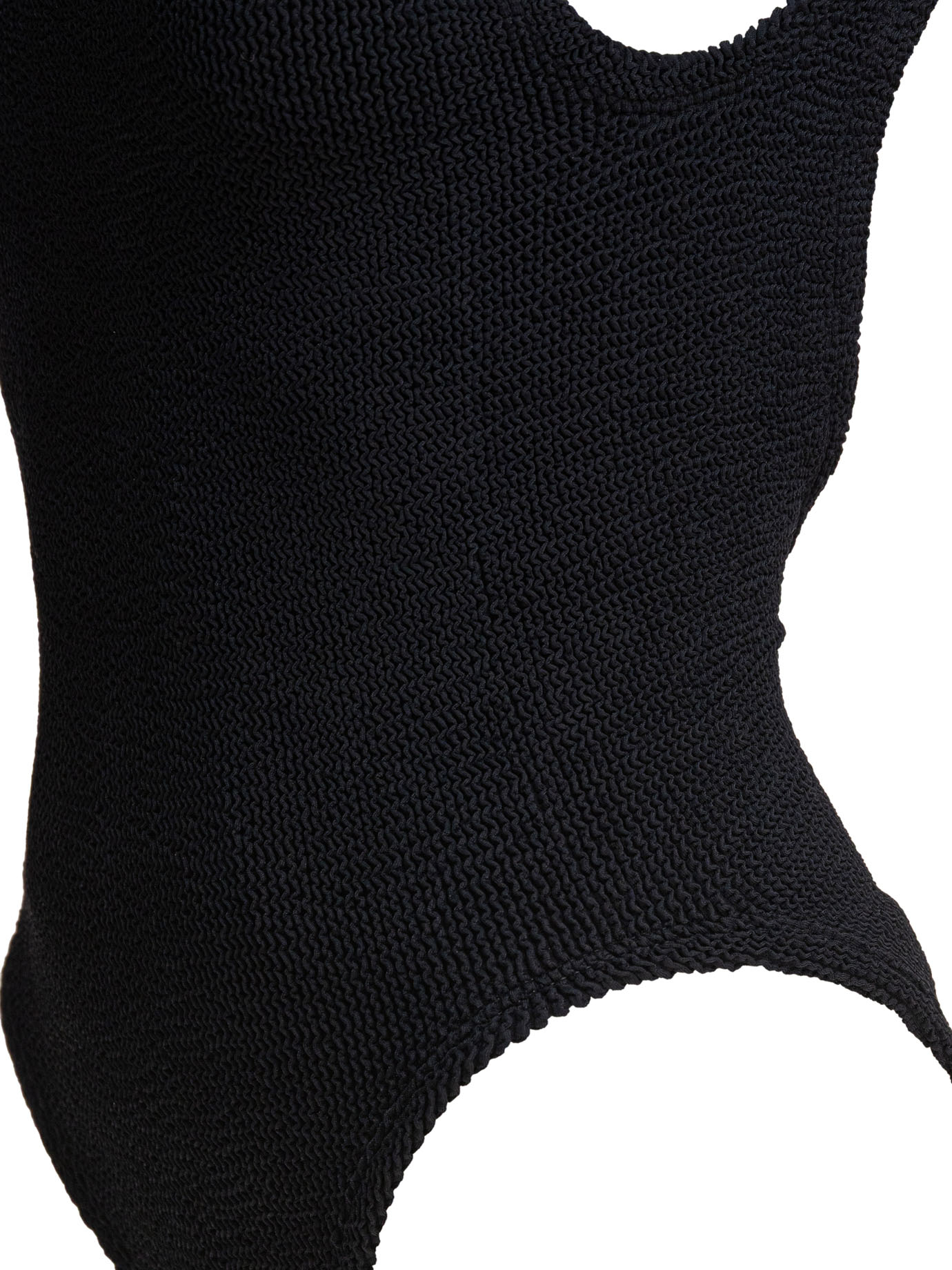 [Hunza G] Swimsuit SS26 SQUARE NECK SWIMCRINKLEBLACK