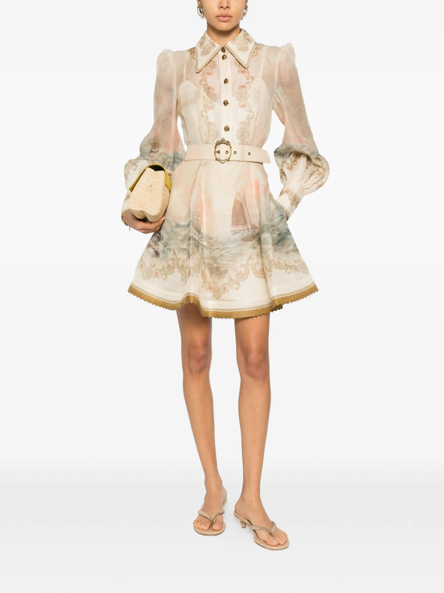 [Zimmermann] Long sleeve dress SS26 6561DC261SST