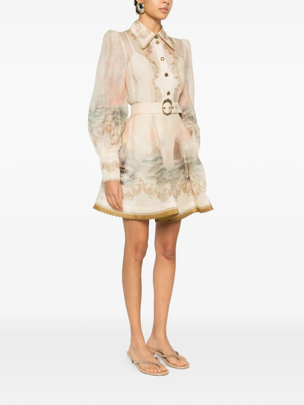 [Zimmermann] Long sleeve dress SS26 6561DC261SST
