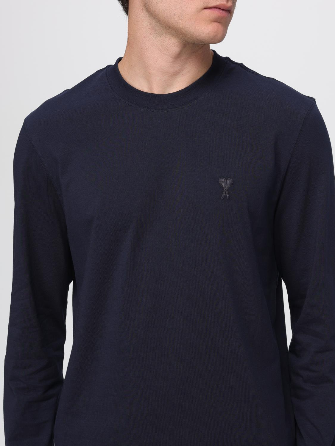 [Ami Paris] T-shirts Long Sleeve FW25 BFUTS235724 198