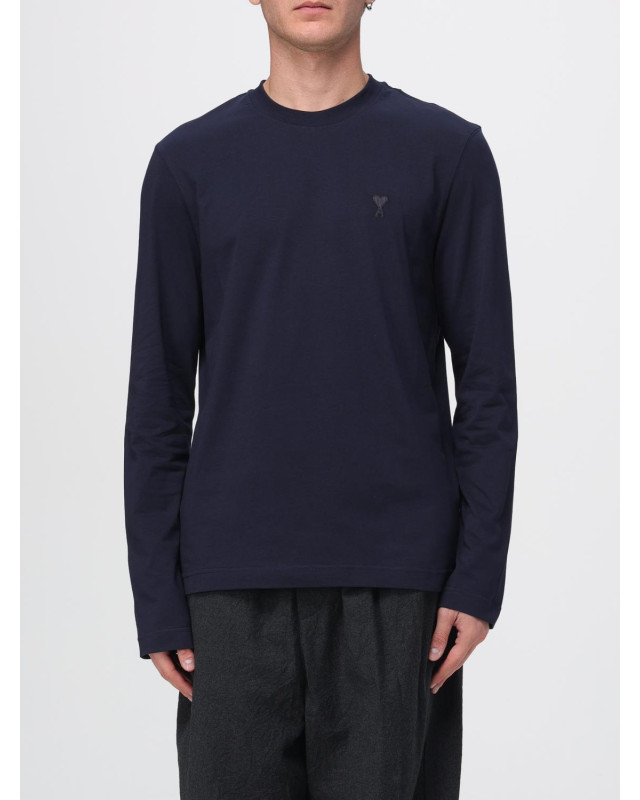 [Ami Paris] T-shirts Long Sleeve FW25 BFUTS235724 198