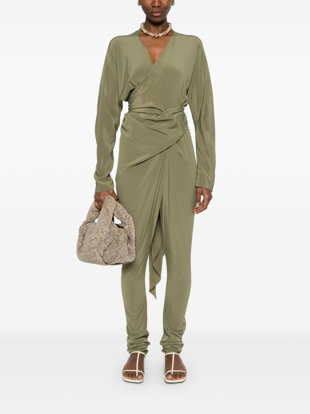 [Cortana] Jump suit SS25 A4337OLIVEGREEN