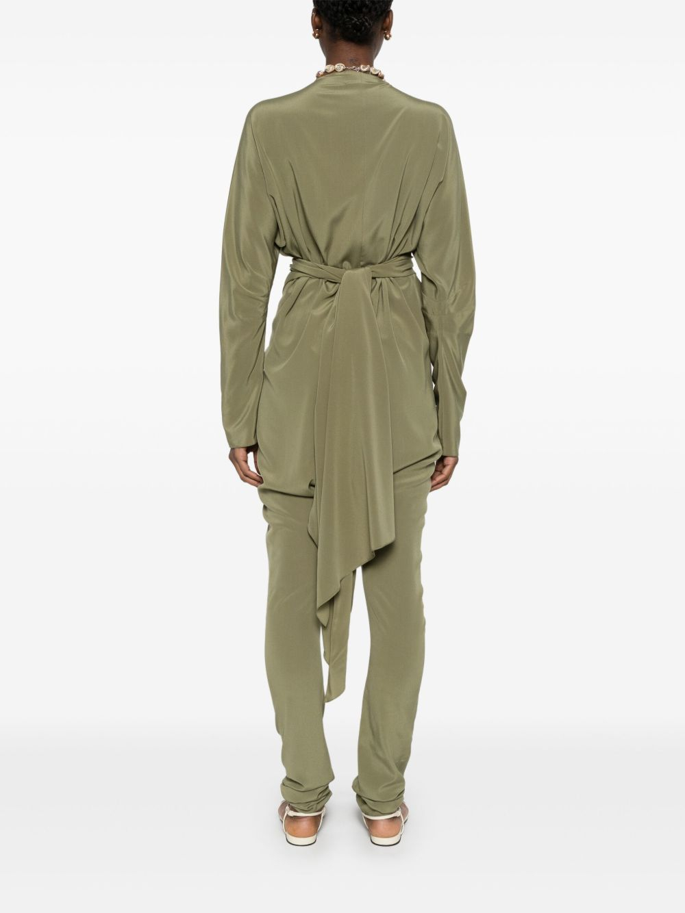 [Cortana] Jump suit SS25 A4337OLIVEGREEN