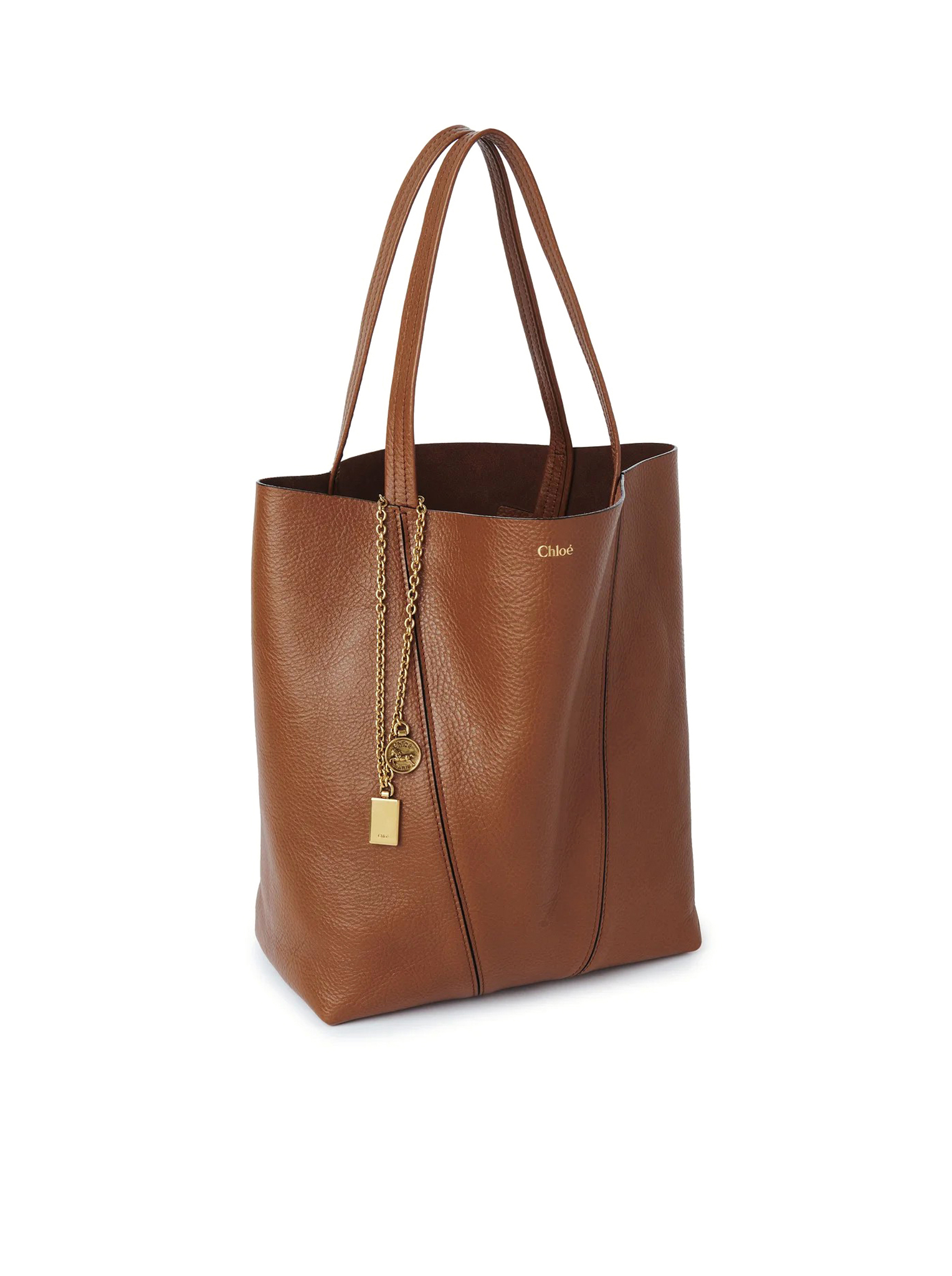 [Chloe] Tote bag FW26 CHC25SS811N8426M CLAY BROWN