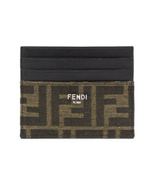 [Fendi] Cardholder FW26 7M0164ALWKF0L3T TOBACCO MORO BLACK PALL
