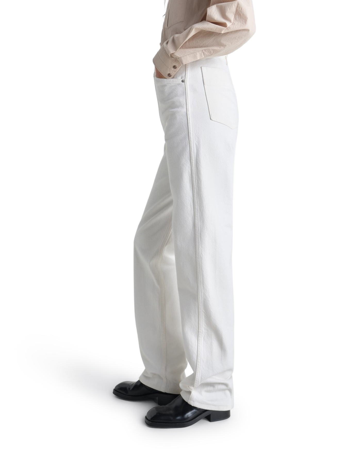 [LEMAIRE] Trousers SS26 PA1226LD1070WH086 MILK