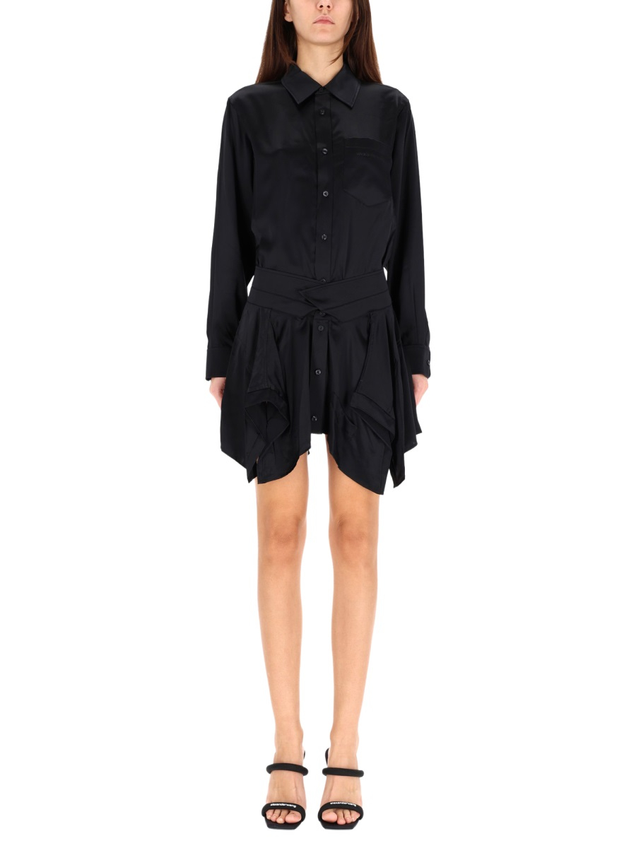 [ALEXANDERWANG.T] Long sleeve dress FW25 4WC4256872_001