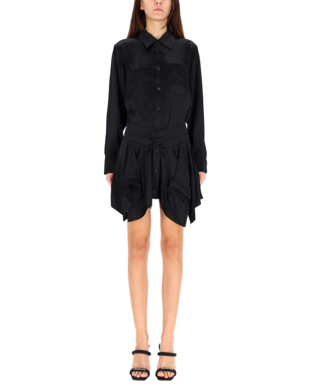 [ALEXANDERWANG.T] Long sleeve dress FW25 4WC4256872_001