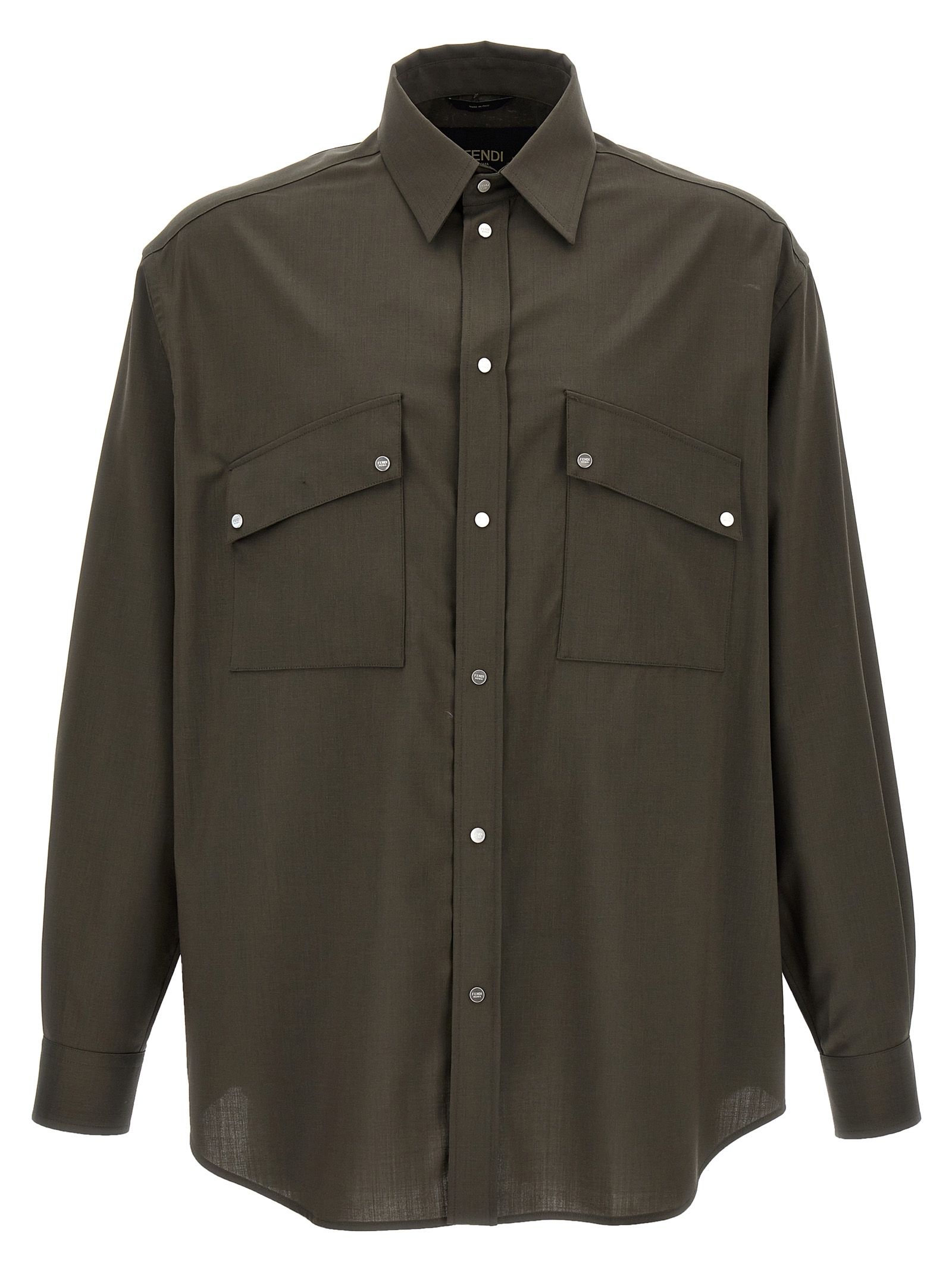 [Fendi] Shirts Long Sleeve FW24 FW1319ASCHF03NT
