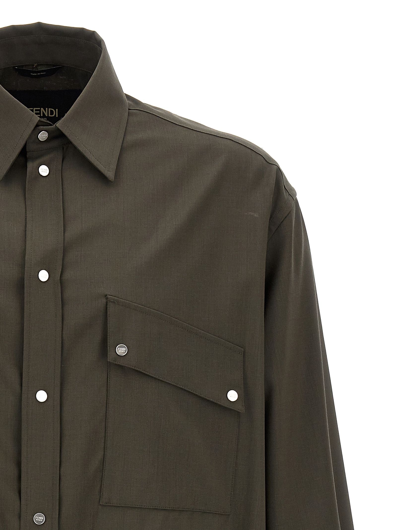[Fendi] Shirts Long Sleeve FW24 FW1319ASCHF03NT