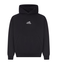 [Balenciaga] Hoodie FW26 871956TUVQ51000 BLACK