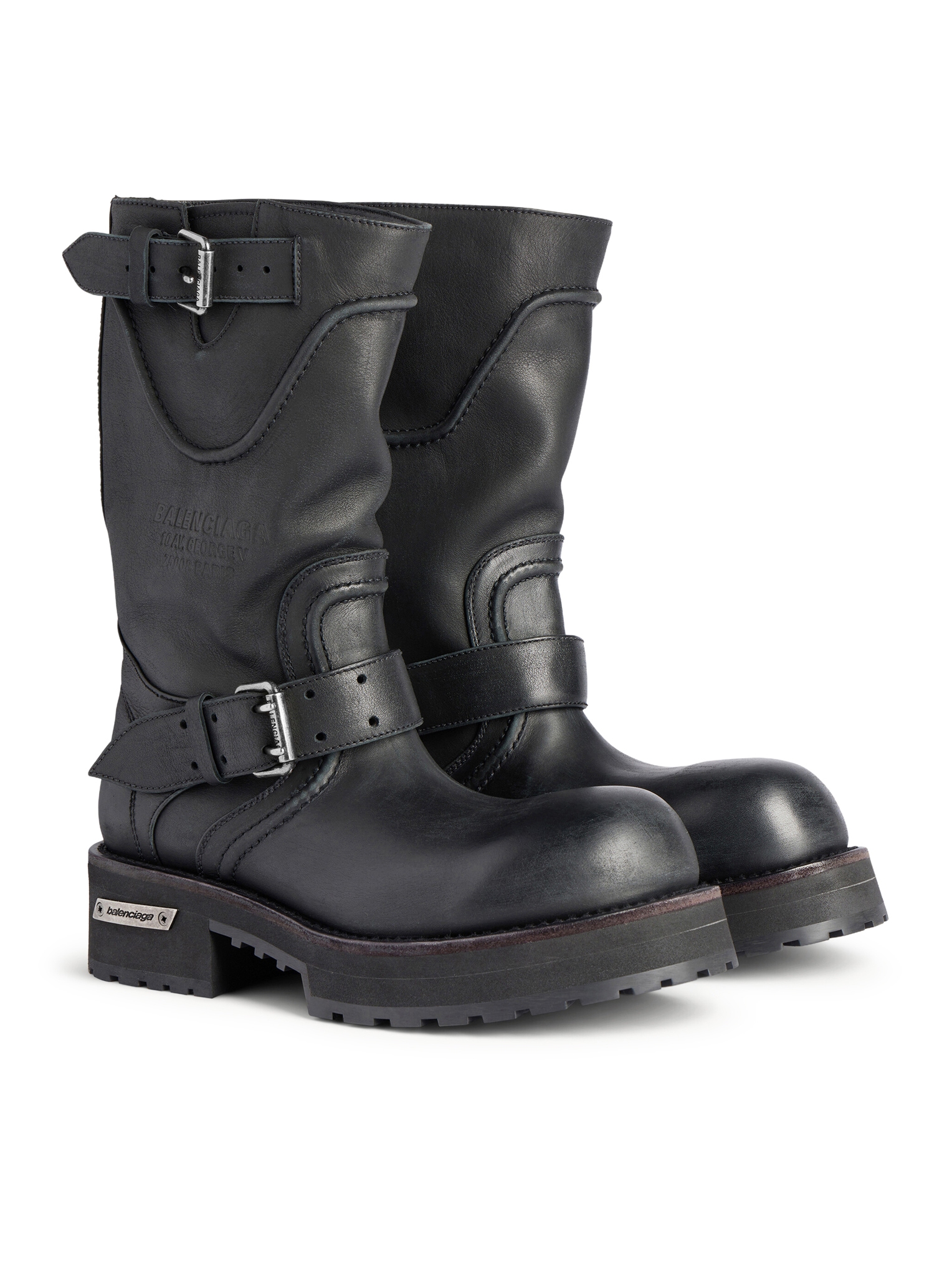 [Balenciaga] Boots FW26 833581WCAL11080 BLACK SILVER