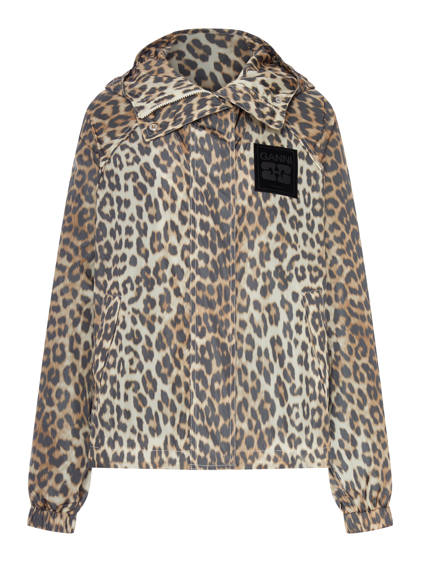 [GANNI] Casual Jacket FW26 W0738859 ALMOND MILK