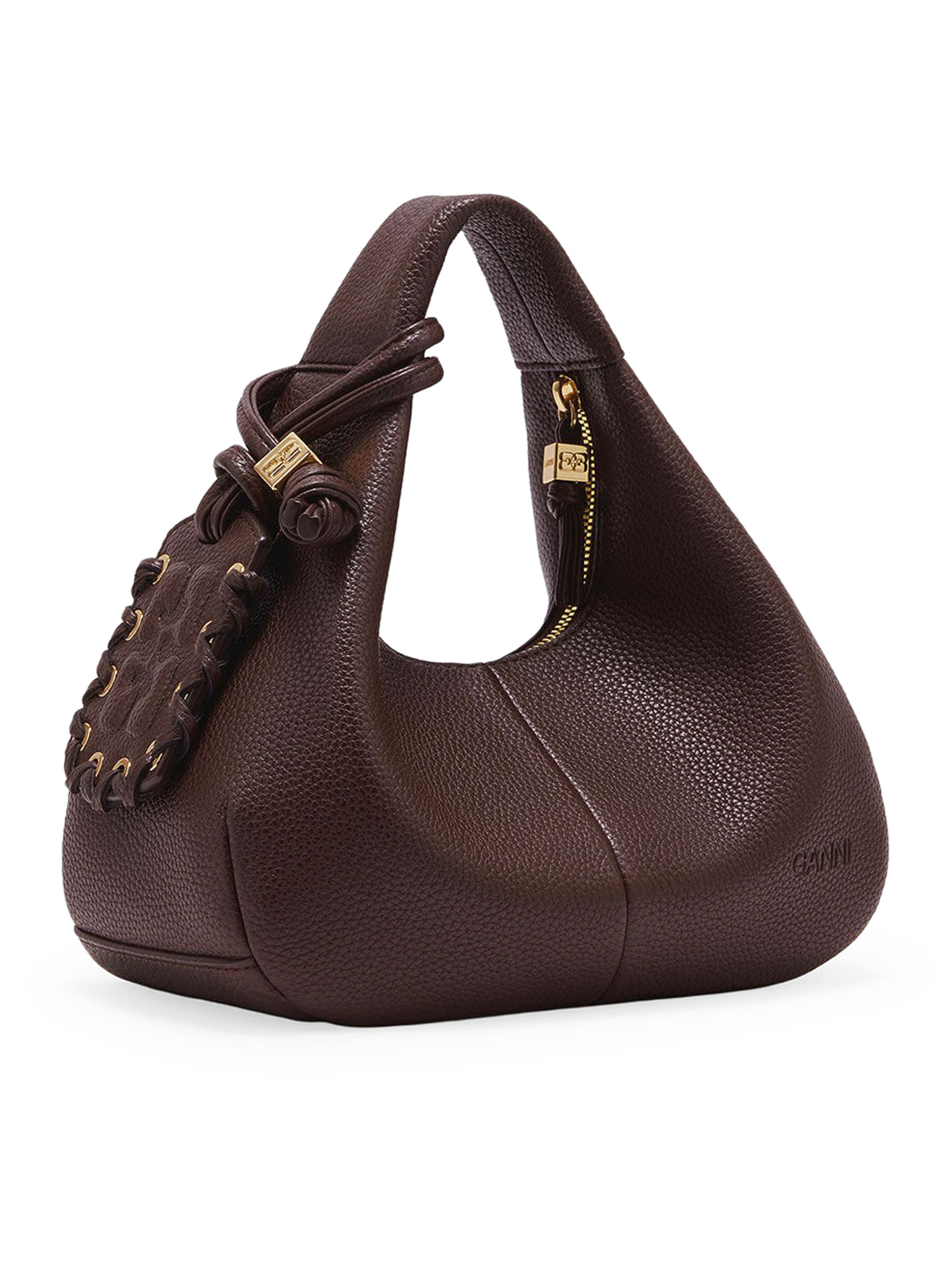 [GANNI] Clutch bag FW26 A7102979 CHICORY COFFEE