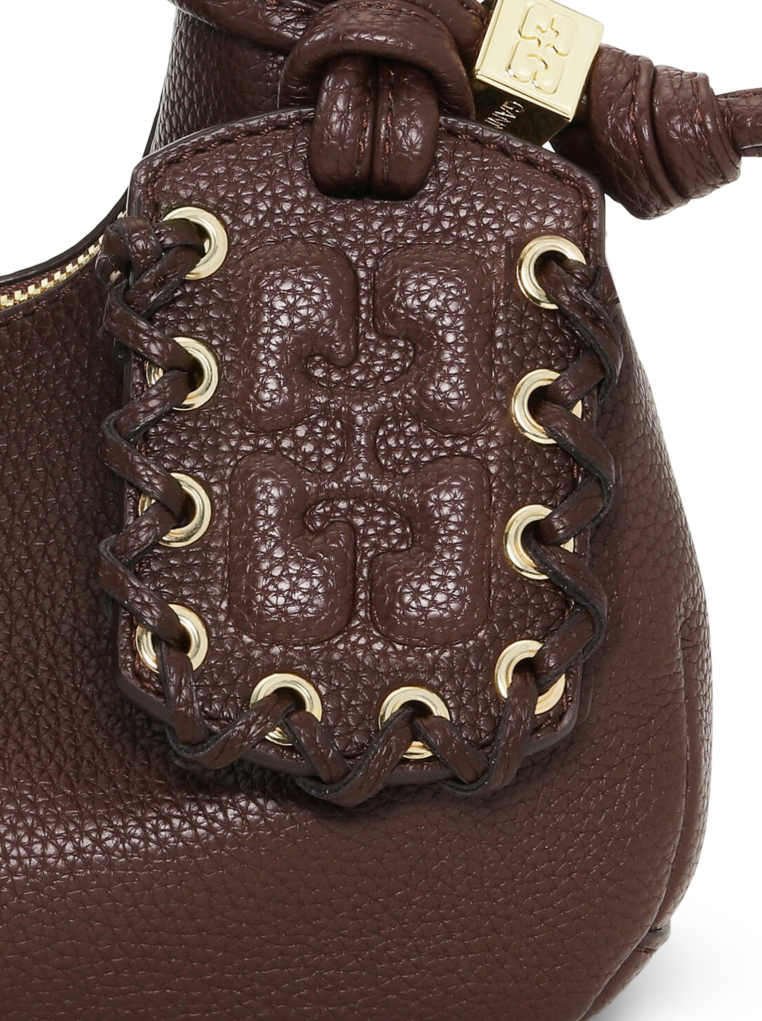 [GANNI] Clutch bag FW26 A7102979 CHICORY COFFEE