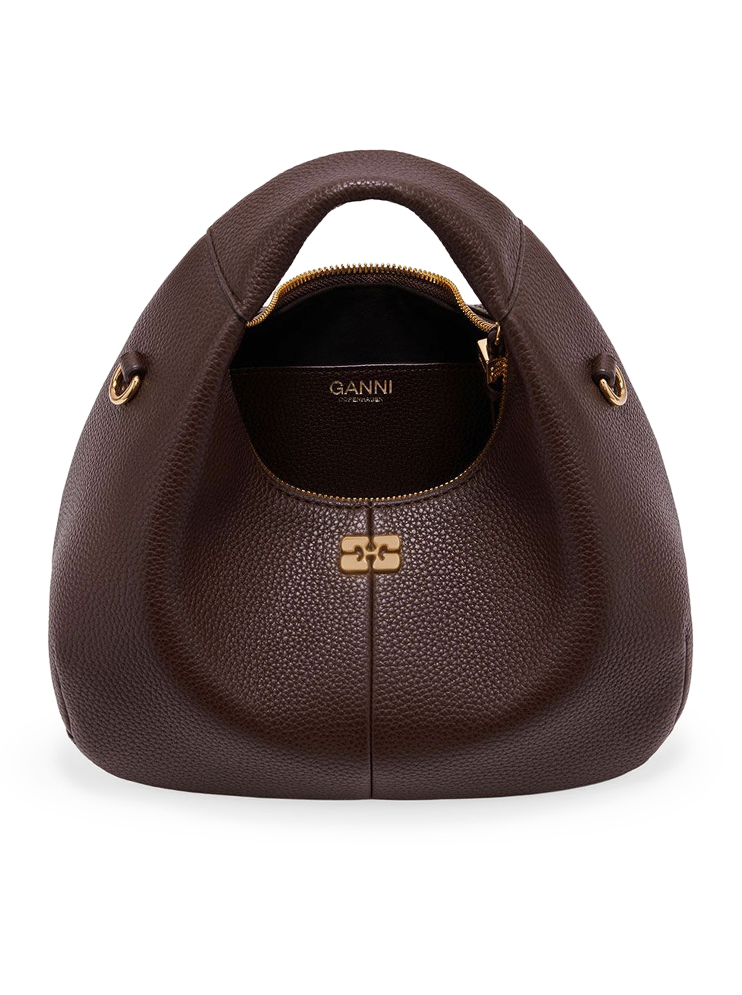 [GANNI] Clutch bag FW26 A7102979 CHICORY COFFEE