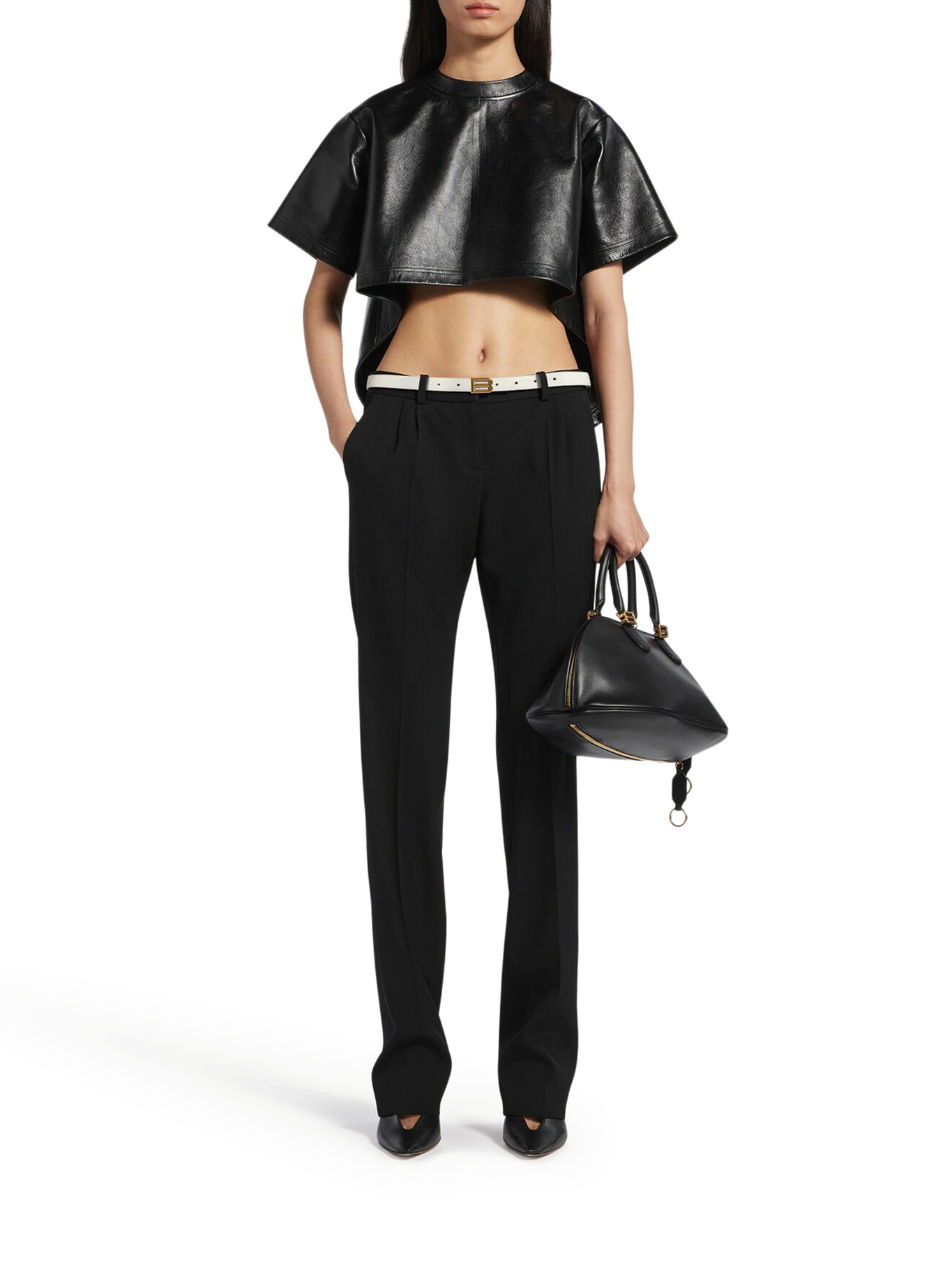 [Balenciaga] Trousers SS26 872125TJT211000 BLACK