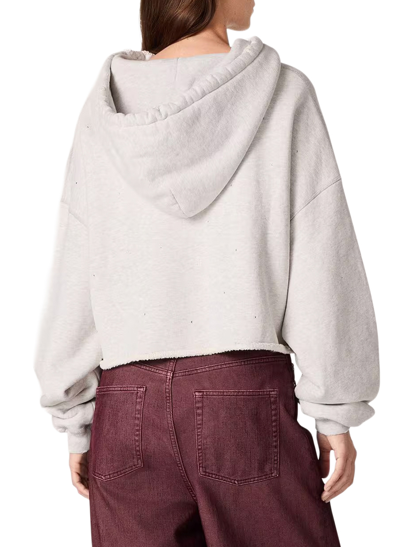[GOLDEN GOOSE DELUXE BRAND] Hoodie SS26 GWP02699P00251460665 VINTAGE GRAY MELANGE