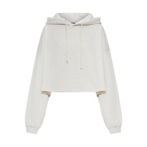 [GOLDEN GOOSE DELUXE BRAND] Hoodie SS26 GWP02699P00251460665 VINTAGE GRAY MELANGE