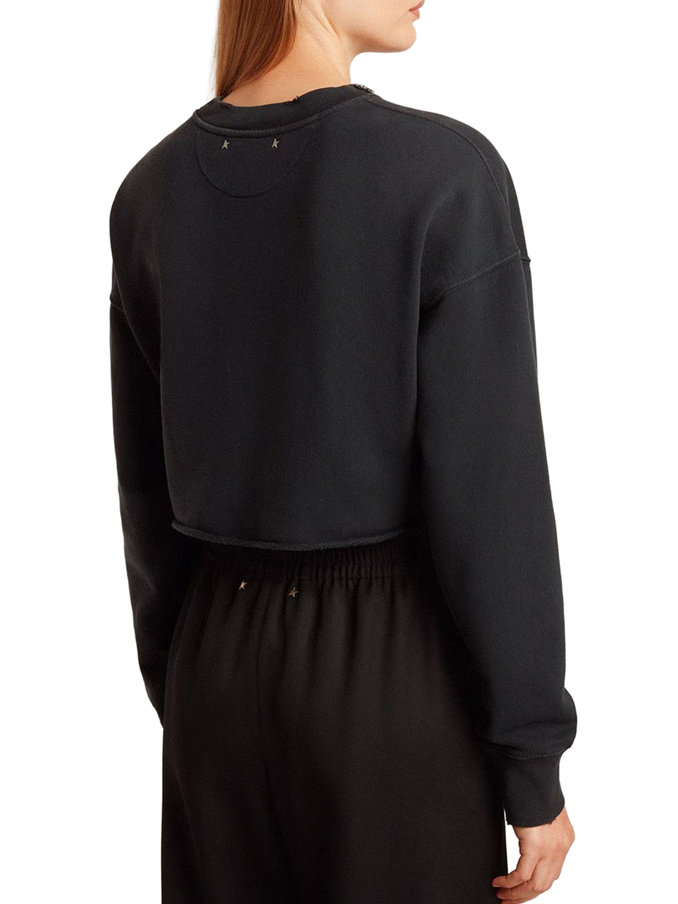 [GOLDEN GOOSE DELUXE BRAND] Sweatshirt SS26 GWP02203P00189690456 WASHED BLACK